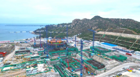 陆丰核电项目6号机组常规岛汽机筏基顺利浇筑完成