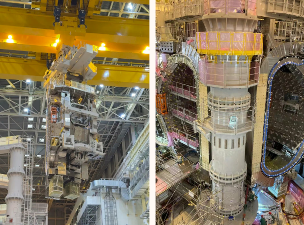 ITER项目再创里程碑新纪录 真空室5号模块精准就位