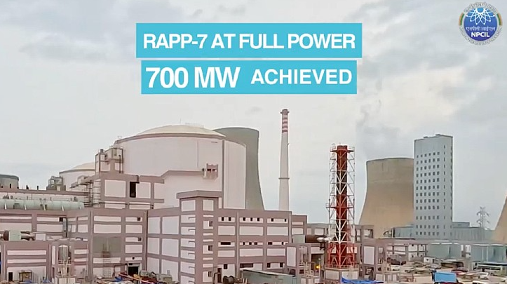 ����˹̹(Rajasthan)�˵�վ7�Ż���(RAPP-7) �״�ʵ��700��������������