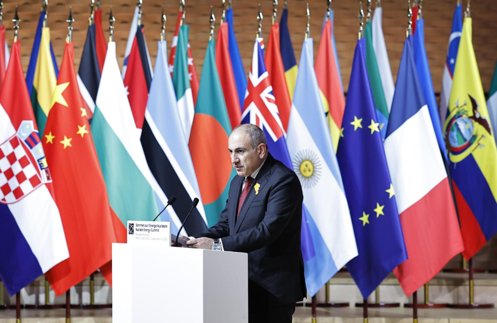 亚美尼亚总理出席第二届全球核能峰会 宣布将核能列为国家能源安全核心