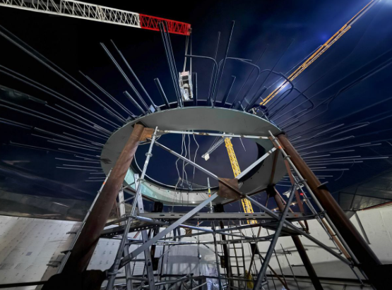 土耳其阿库尤(Akkuyu)核电站4号机组完成反应堆舱室内推力桁架安装