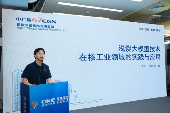 福建宁德核电有限公司人工智能实验室负责人王澍：浅谈大模型技术在核工业领域的实践与应用
