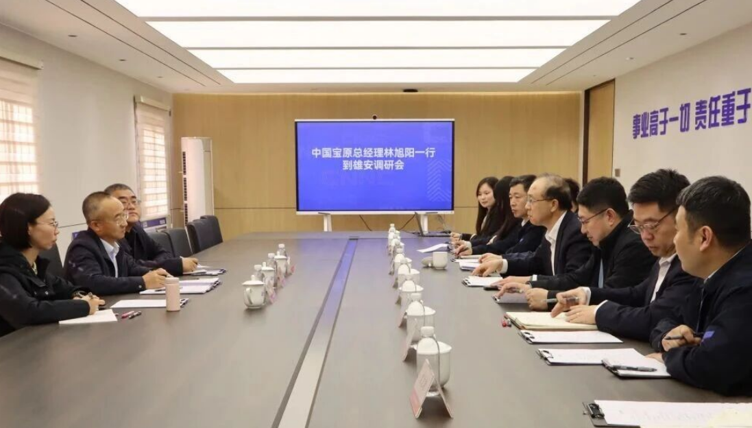 中国宝原调研中核雄安科技园项目