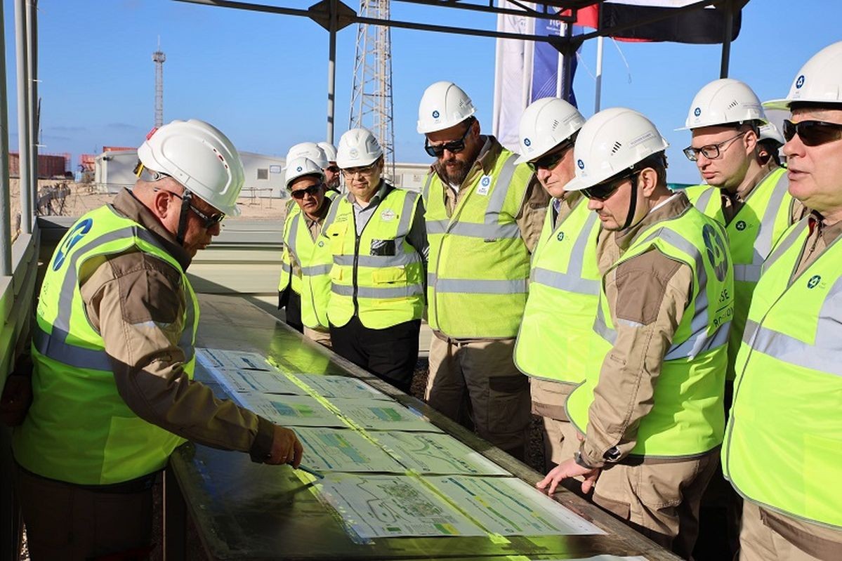 俄罗斯国家杜马议员视察埃及达巴核电站建设工地 施工进展大部分提前于合同期限