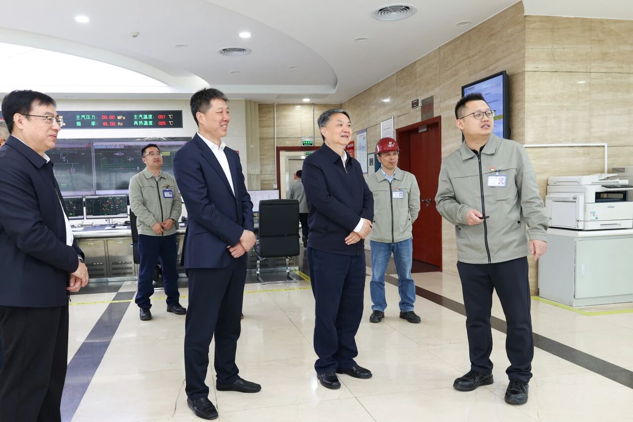 中国华能集团有限公司董事长、党组书记温枢刚到湖南分公司调研