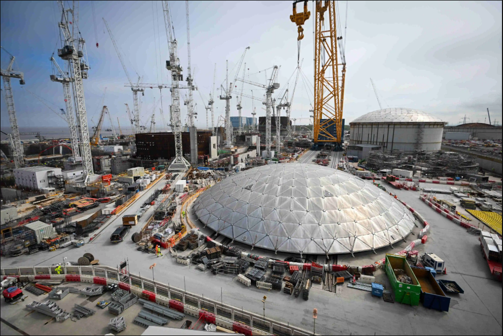 PERI UK攻克英国欣克利角C核电站反应堆穹顶施工难题