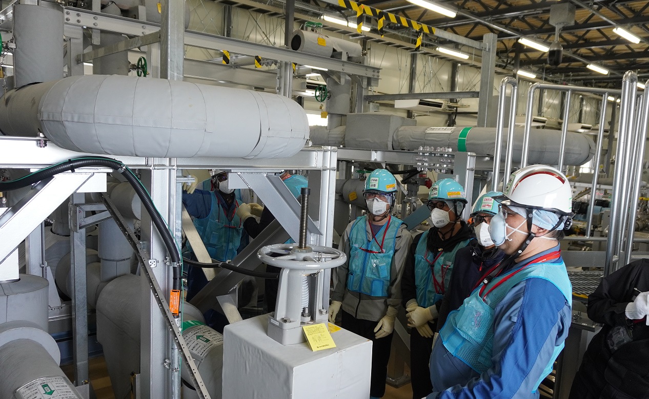 IAEA与多国专家在福岛核电站对ALPS处理水进行第八次联合取样监测